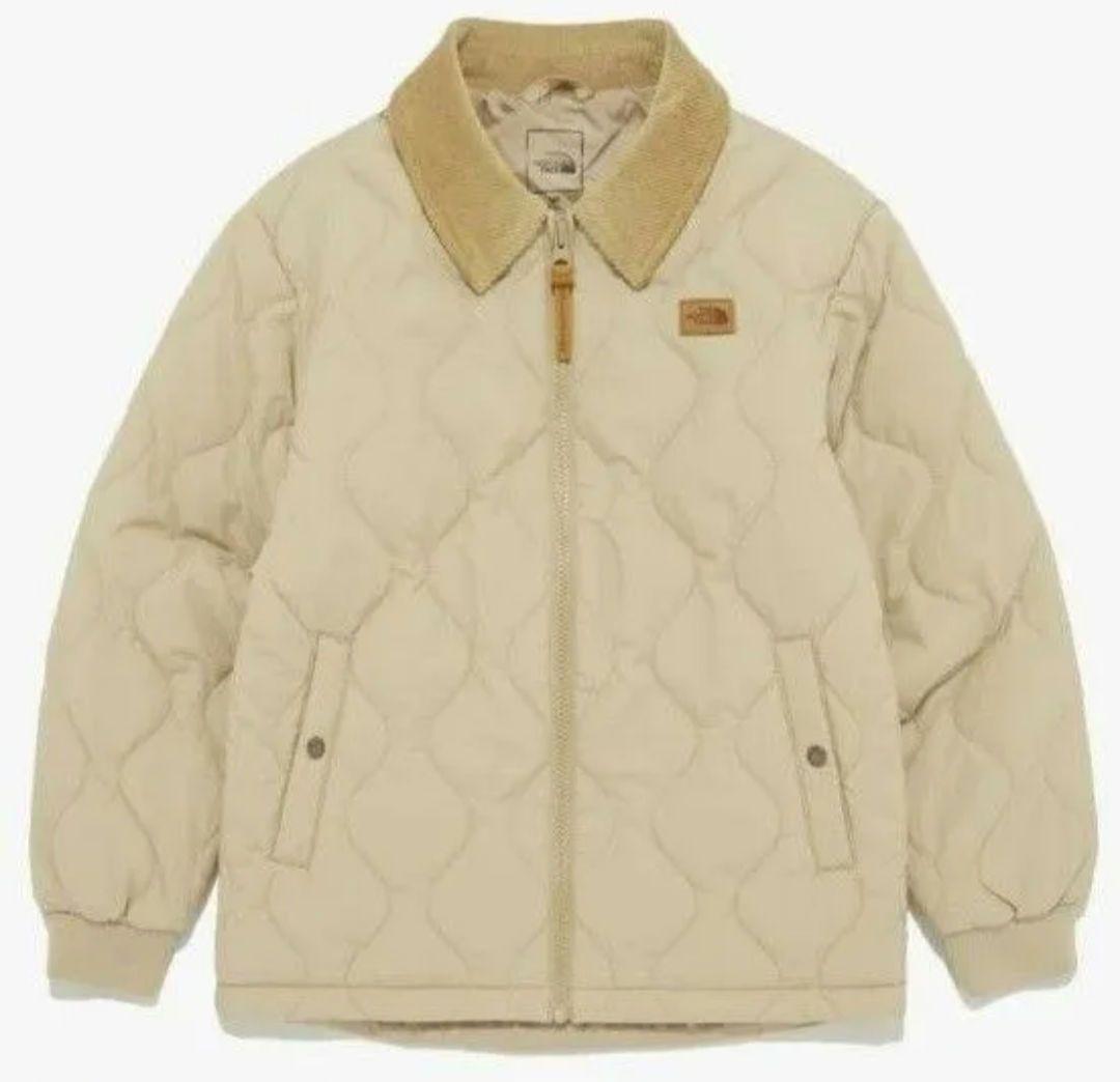 THE NORTH FACE キルティングジャケット 160 ベージュ - メルカリ