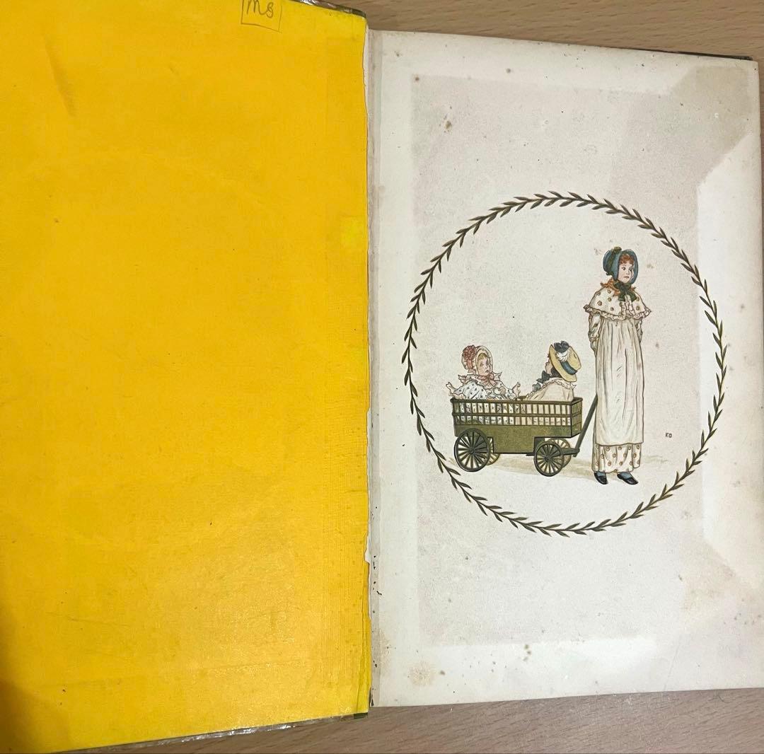 NO371 稀少 古書 アンティーク 洋書 絵本 ケイト グリーナウェイ