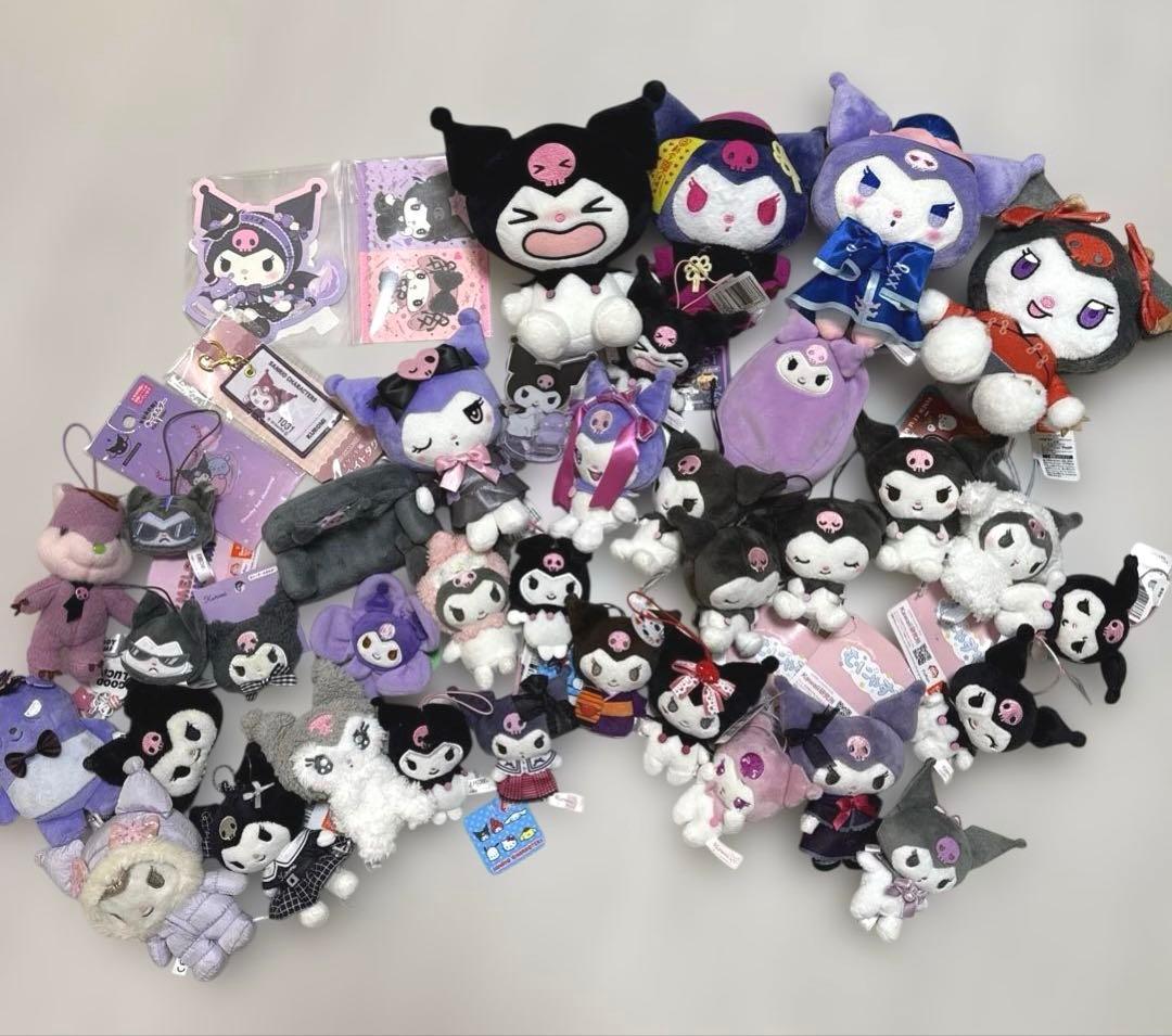 サンリオ　クロミ　マスコット　ぬいぐるみ　まとめ売り サンリオ クロミ ぬいぐるみ マスコット まとめ売り 19体｜Yahoo