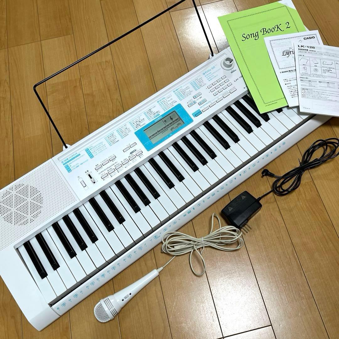 カシオ CASIO 光ナビゲーションキーボード LK-128 - メルカリ