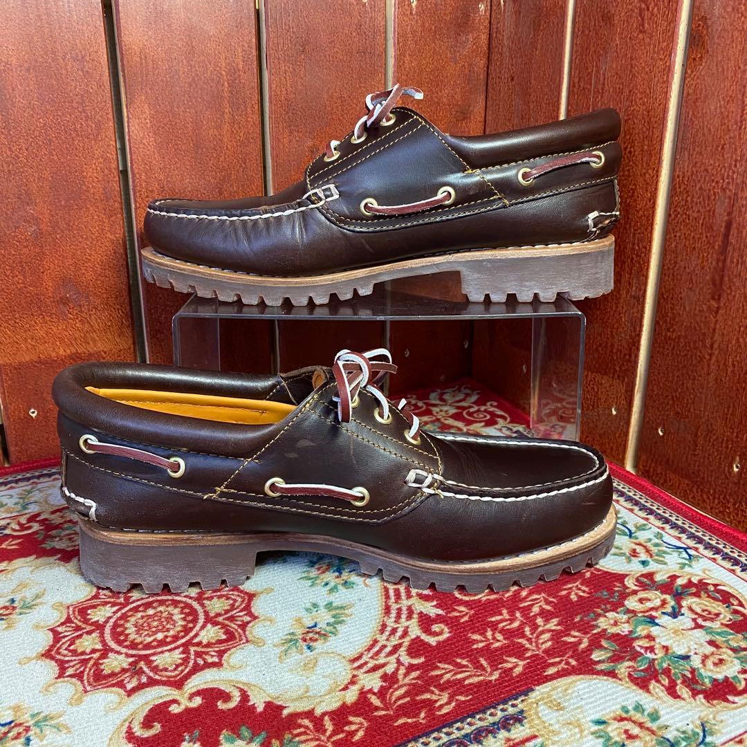 [美品]Timberland 3Eye デッキシューズ 25.5cm
