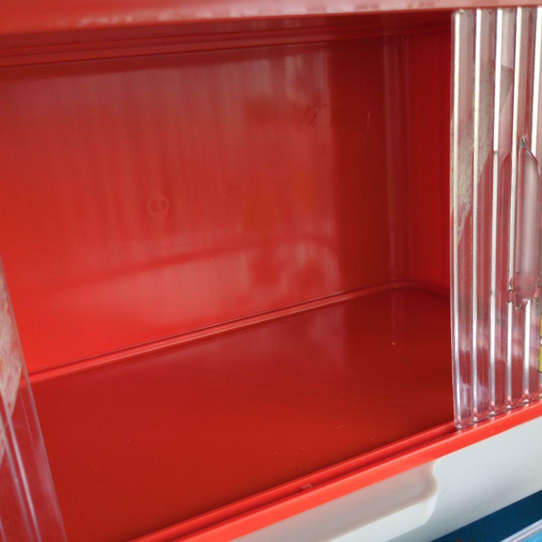 昭和レトロ レトロポップ 蛇腹調味料ケース 台所ストック入れ 4点セット