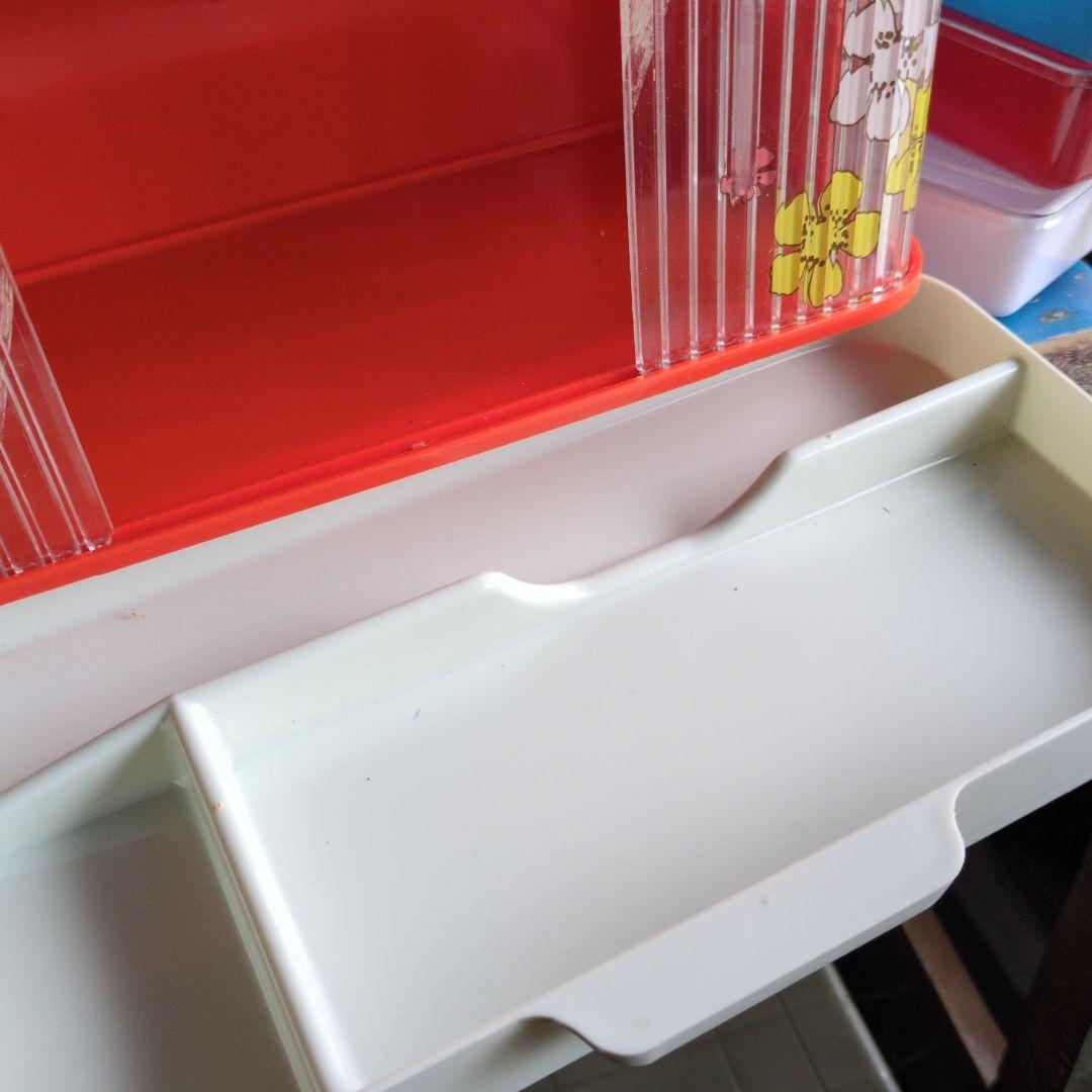 昭和レトロ レトロポップ 蛇腹調味料ケース 台所ストック入れ 4点セット