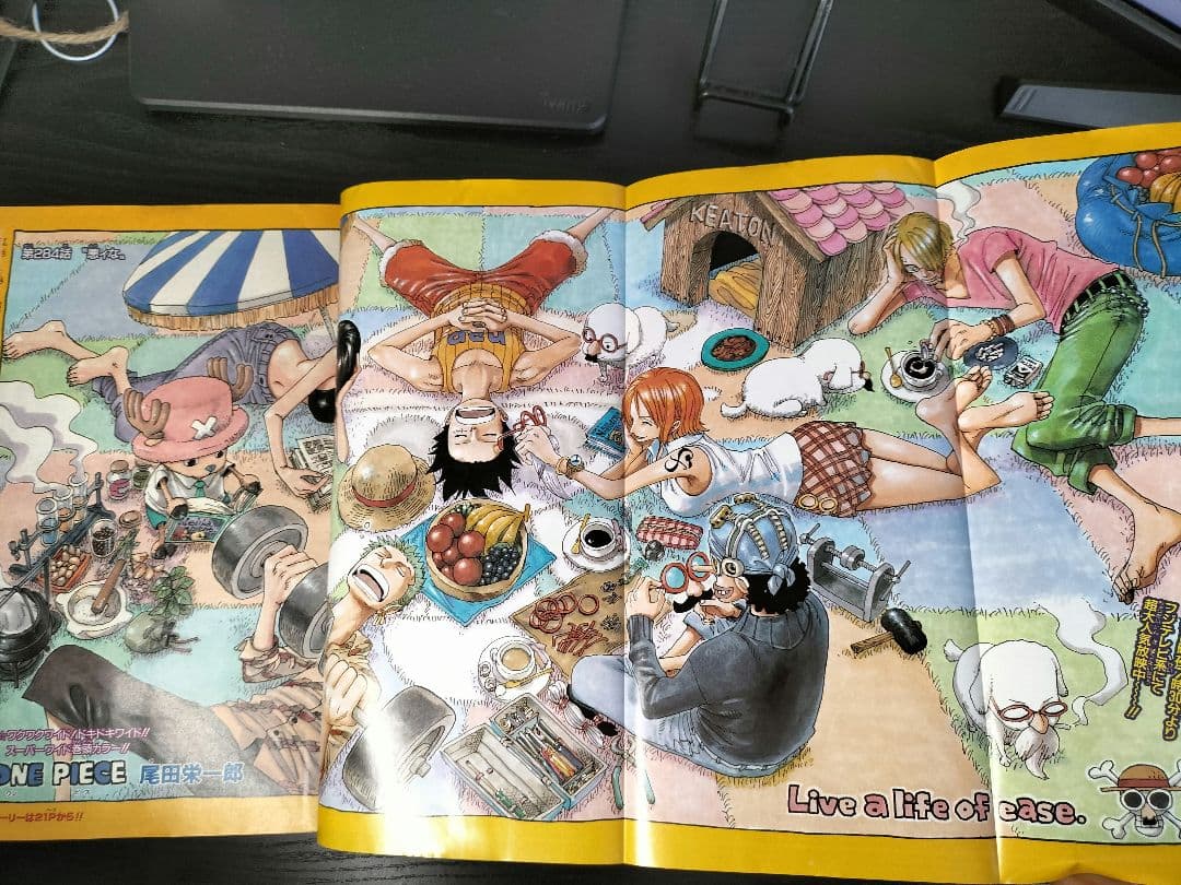 週刊少年ジャンプ2003年33号】いちご100％ ワンピースポスター付