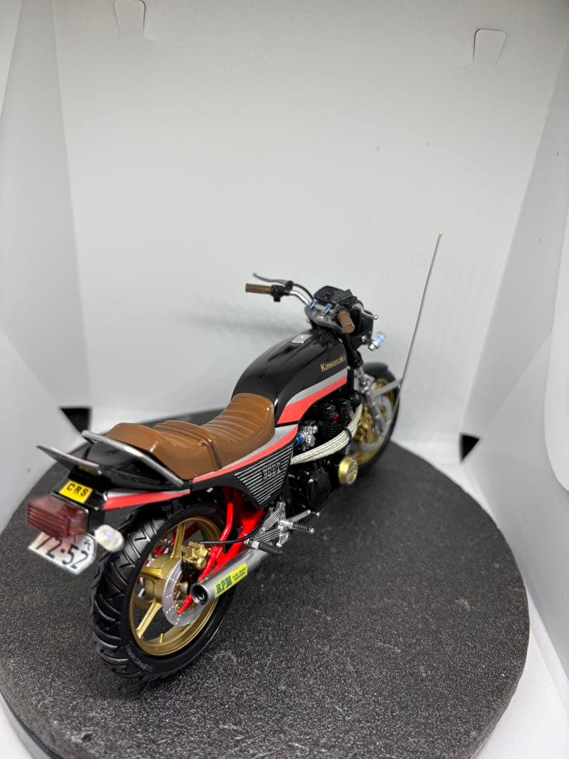 プラモデル完成品 アオシマ カワサキ Z400GP 1/12 旧車會 族車 - メルカリ