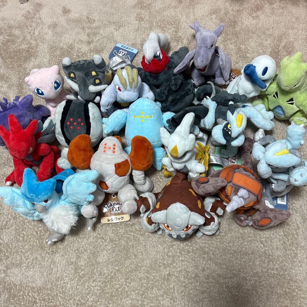 ポケモンフィットぬいぐるみ 18体セット　タグなしあり混在　まとめ売り 585 ぬいぐるみ Pokémon fit シキジカ(あきのすがた) ｜【公式