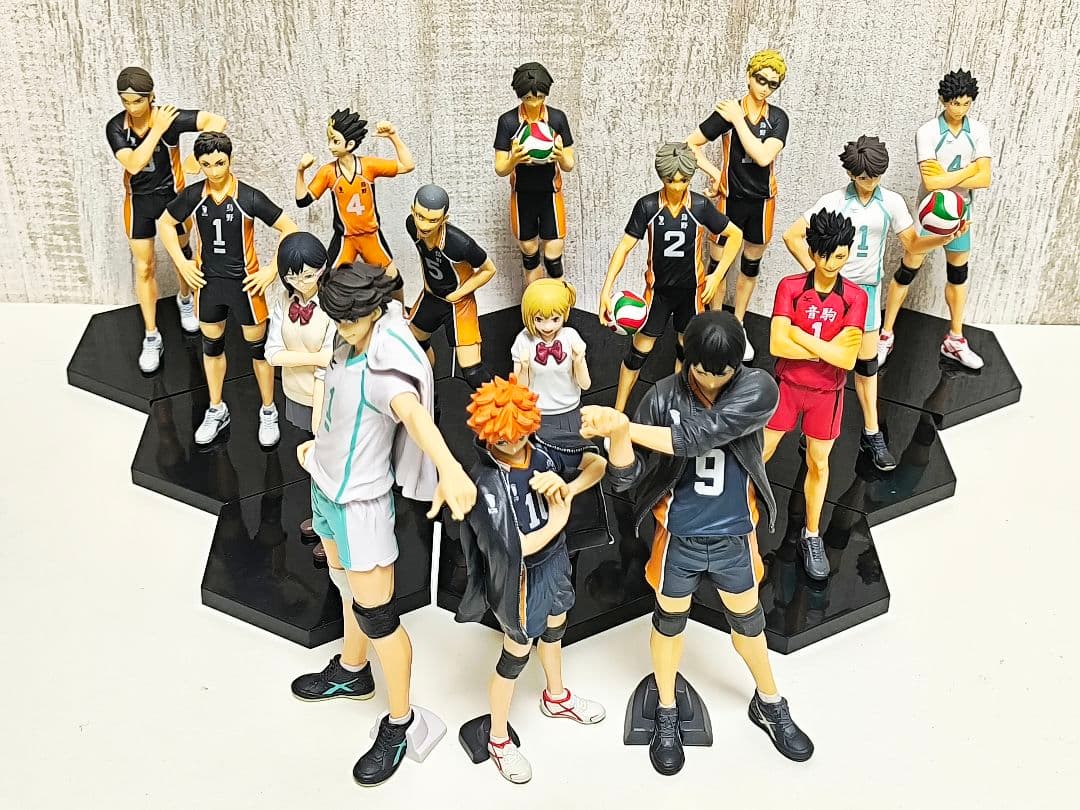 ハイキュー!! フィギュア 15体 まとめ売り 烏野高校 古舘春一 ジャンプ