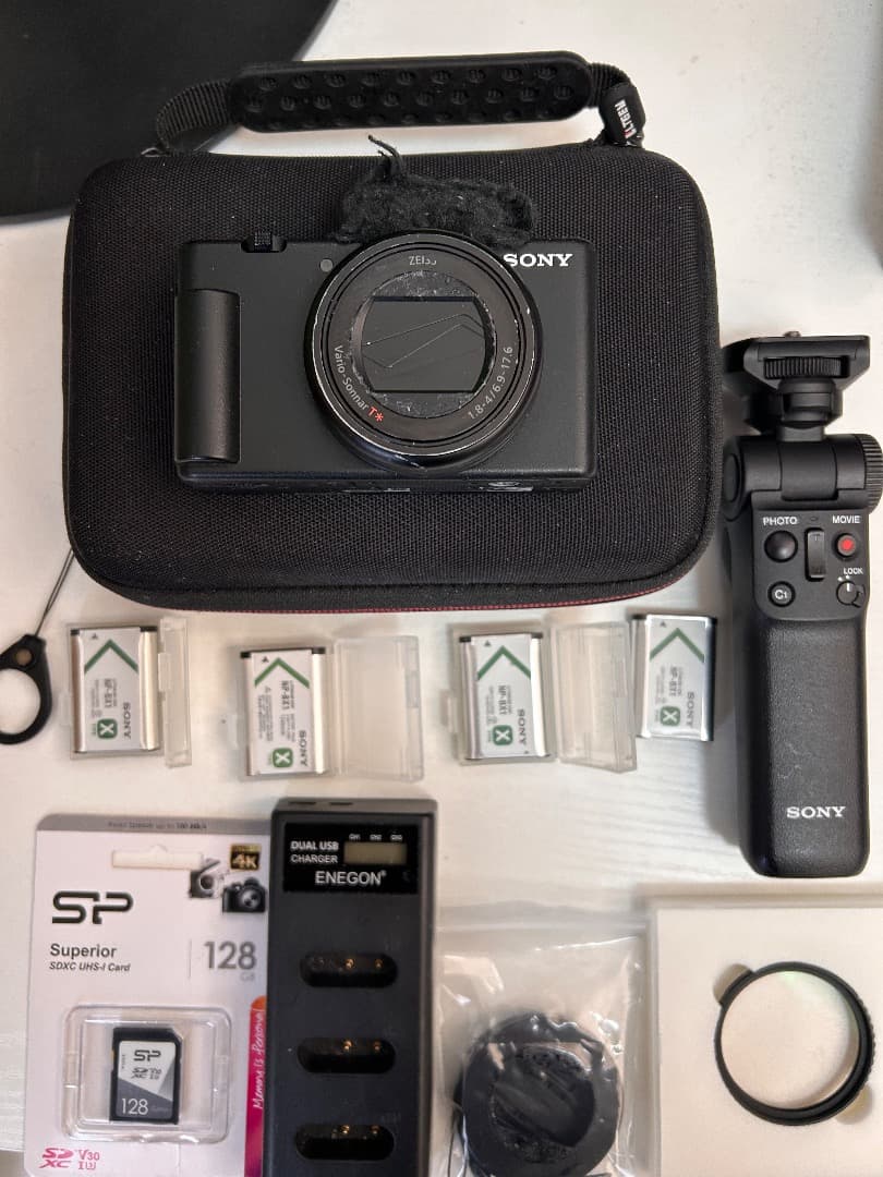 SONY ZV-1 M2 シューティンググリップキット　おまけセット VLOGCAM ZV-1 II シューティンググリップキット ブラック ZV-1M2G BQ