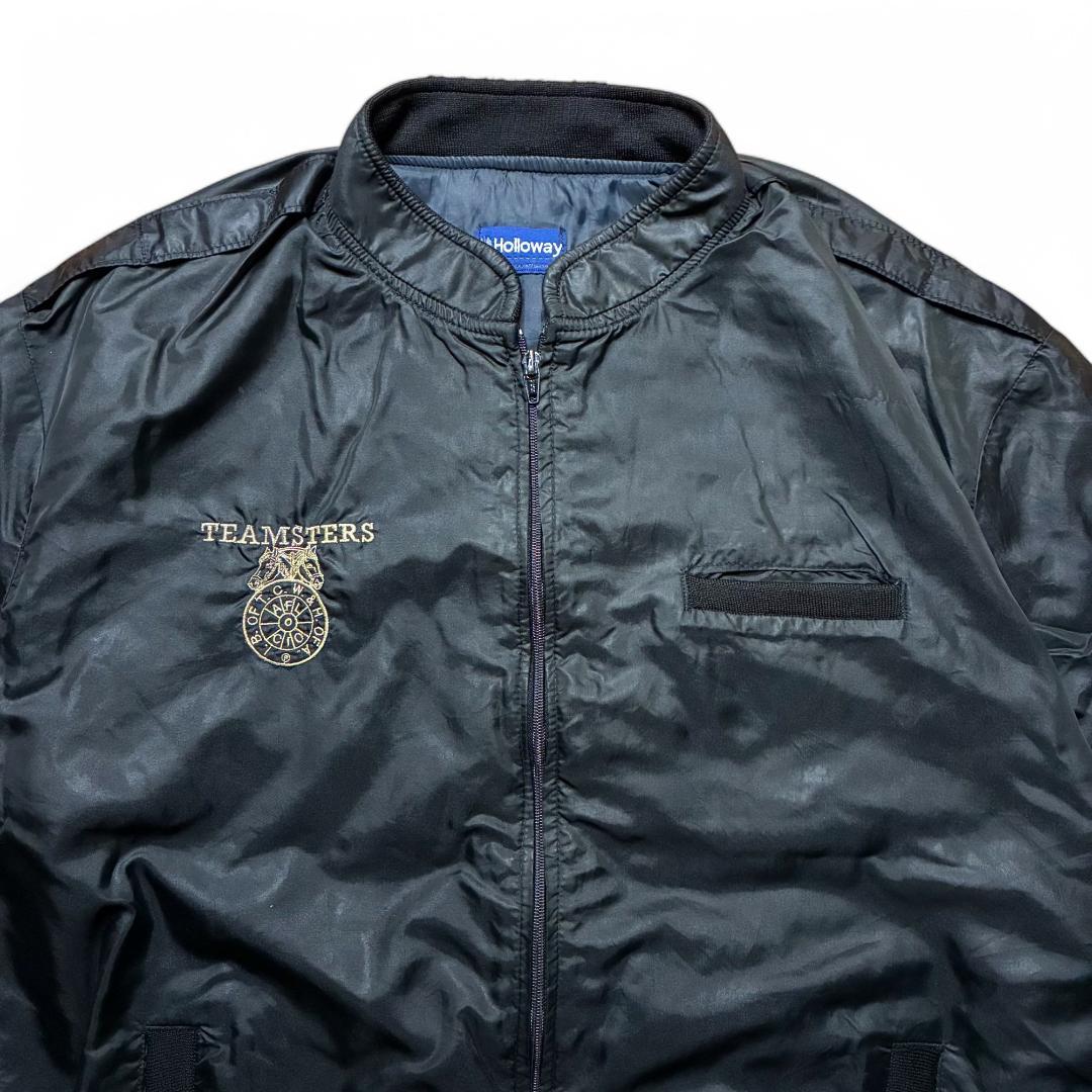 80's USA製】Holloway US企業ロゴ ナイロンジャケット XXL - メルカリ