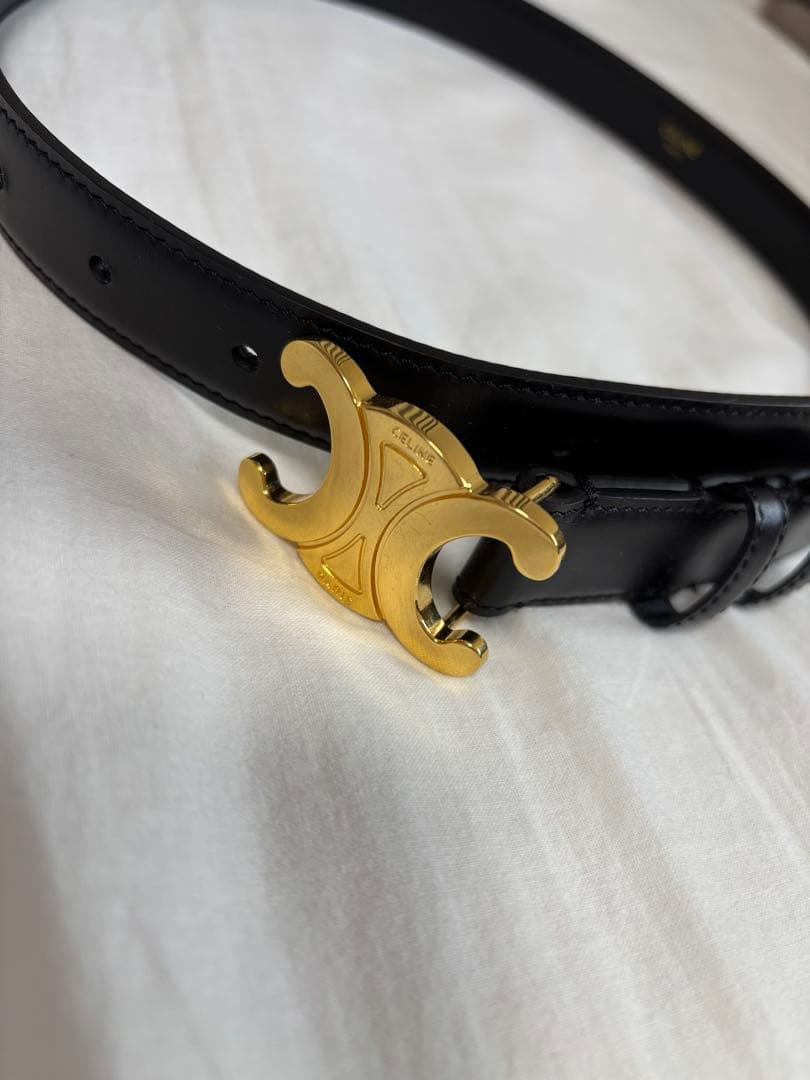 CELINEベルト CELINE セリーヌ ベルト/MEDIUM 25MM VIVIENNE BELT レディース