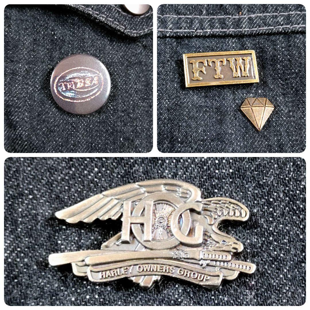 レア高】WEST RIDE LEATHER CO バイカーベスト デニム 黒 - メルカリ