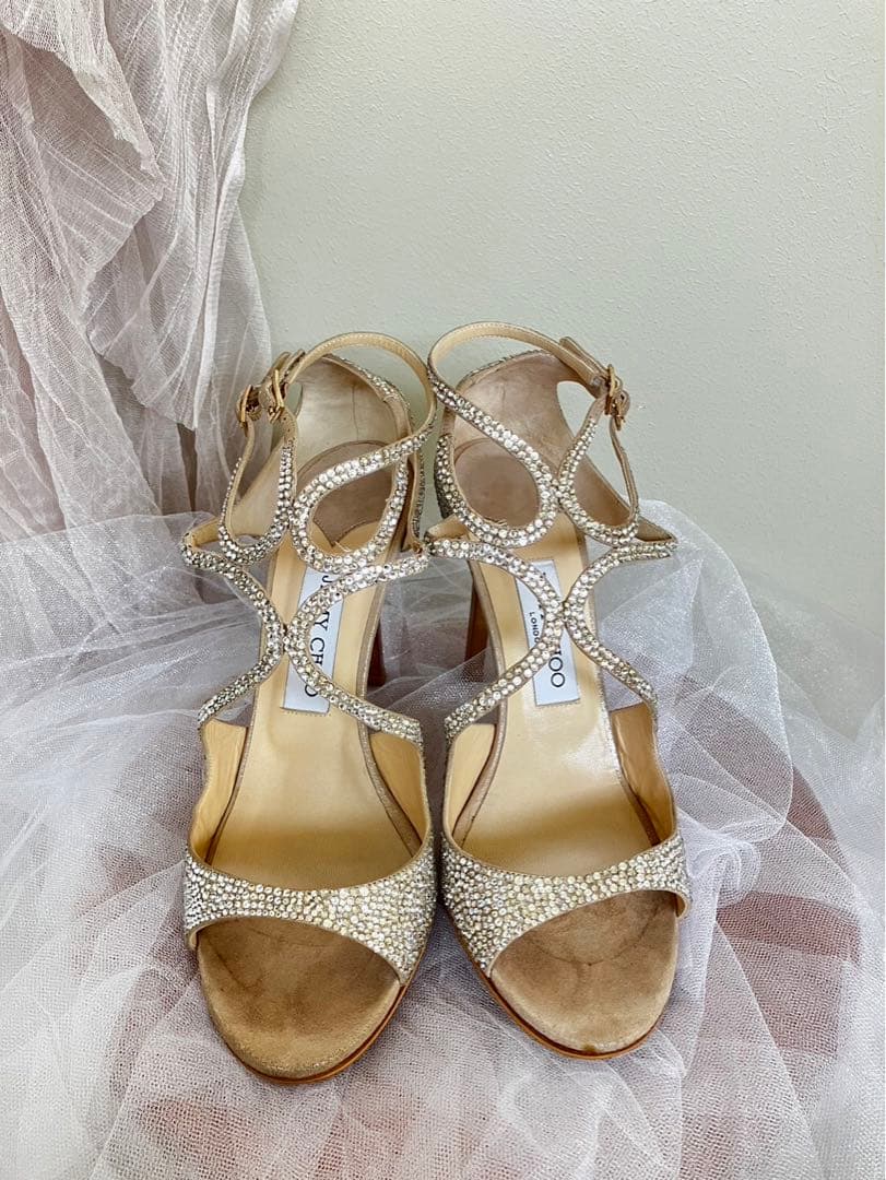 かお様専用⭐︎ 大幅値下げ中！ ジミーチュウ ブライダルシューズ 39