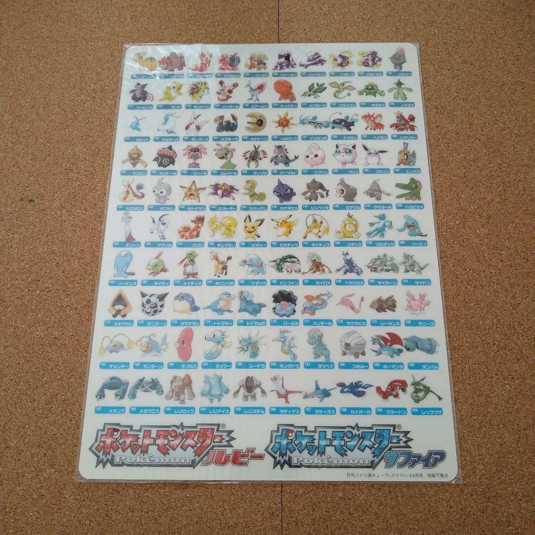 ポケットモンスター ルビーサファイア ポケモン 未開封 - メルカリ