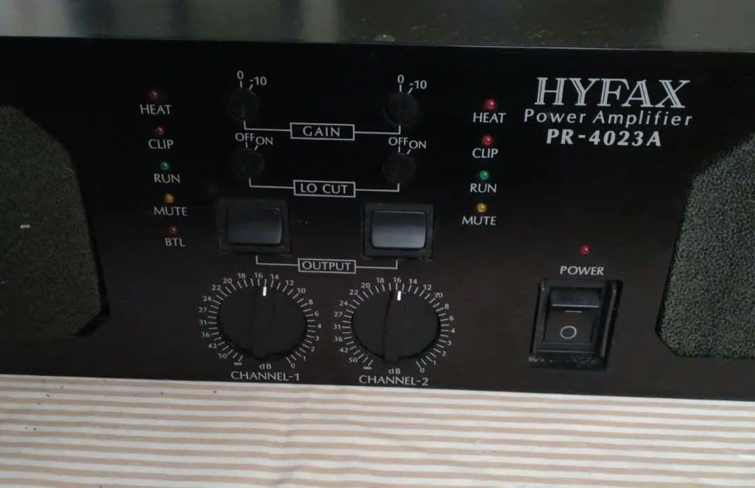 750❖HYFAX PR-4023A パワーアンプ - メルカリ