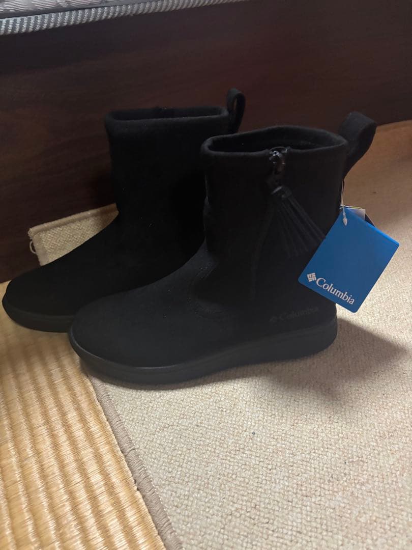 Columbia ブラック タッセルブーツ コロンビア Columbia ブーツ メンズ レディース サップランド フォー