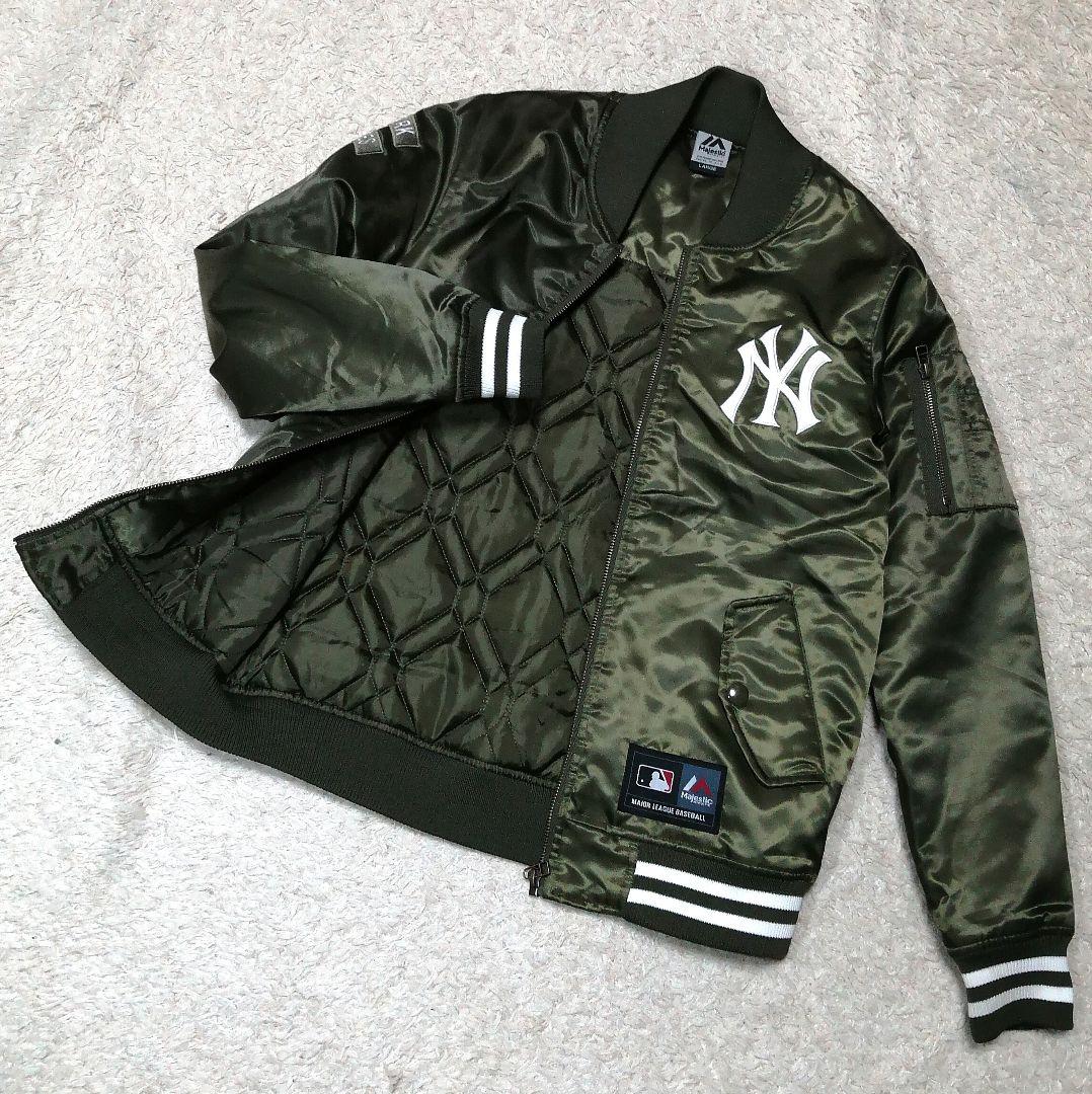 ☆美品☆レア☆ニューヨーク ヤンキース☆MA-1 スタジアムジャンパー L