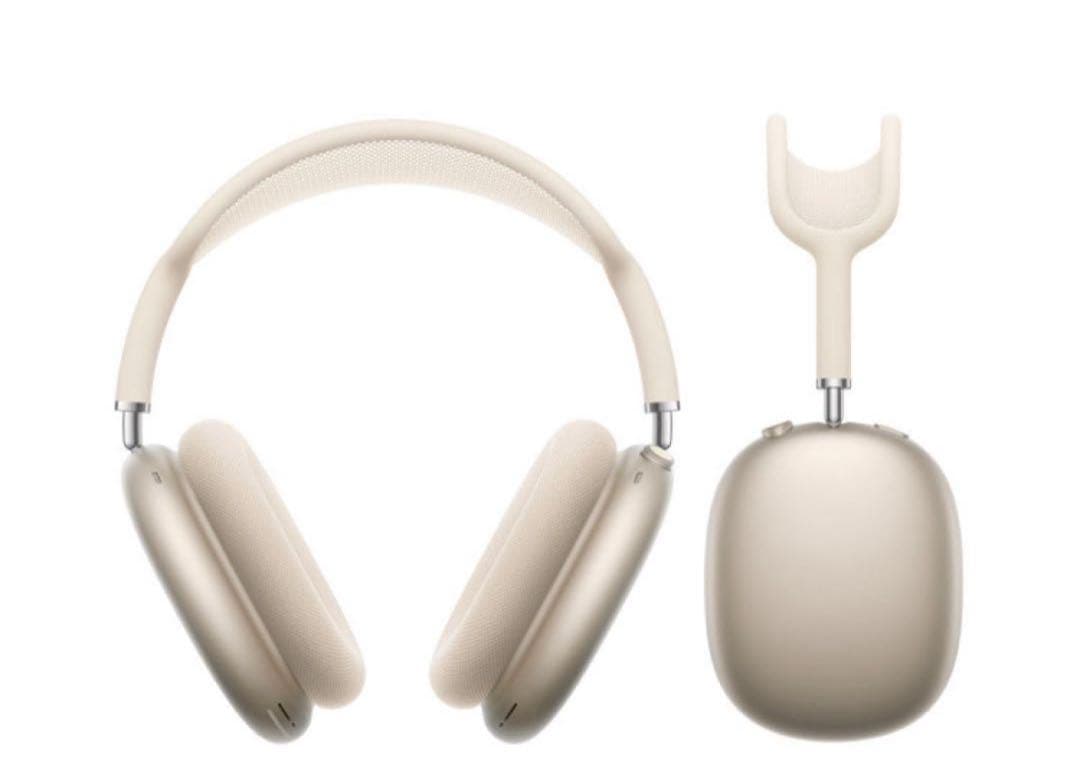 【正規品・新品未開封】Apple AirPods Max 本体 スターライト AirPods Max (2024年モデル) - スターライト（MWW53ZA）/Apple| au