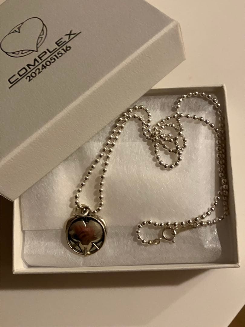 COMPLEX 日本一心ハート型ネックレス シルバー925 - メルカリ