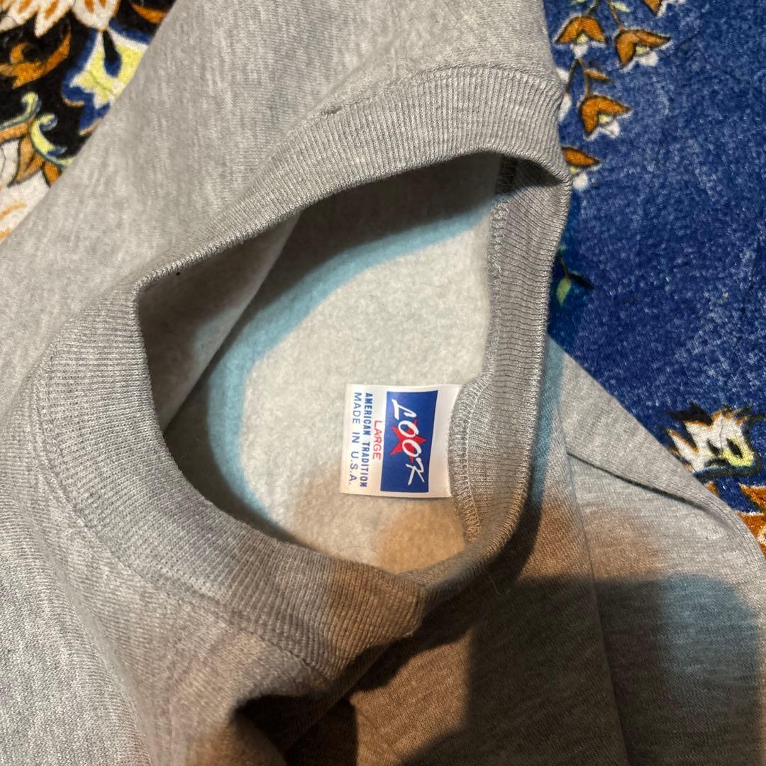 90s〜 USA製 LOOKタグ スエットシャツ ビンテージ クローバープリント