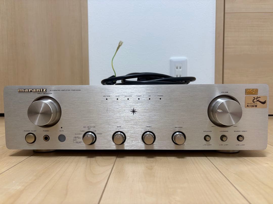 アンプ Marantz PM6100SA Ver.2 AIRBOW KAI3 オーディオ Marantz プリメインアンプ PM6100SA Ver2ご紹介 - YouTube