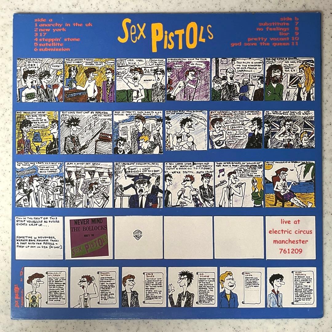 1976年 レアライヴ SEX PISTOLS ブート盤 ANARCHY - メルカリ