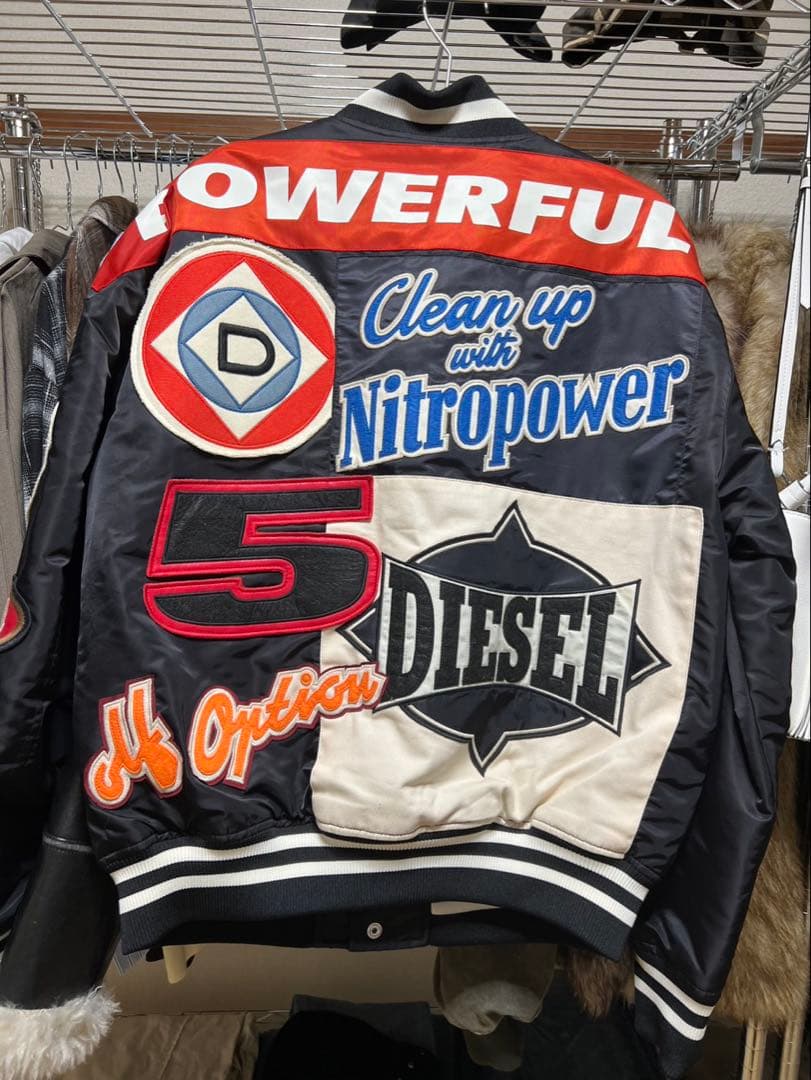 Diesel パッチワーク スタジャン