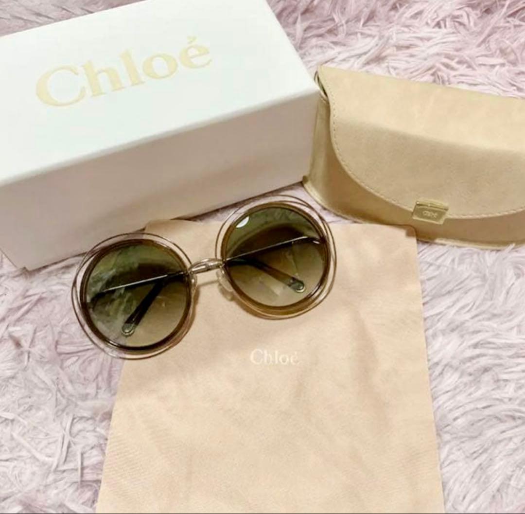 クロエ　サングラス　Chloe 大きめサングラス　小顔 楽天市場】【国内正規品】 Chloe （クロエ） サングラス CE672SA 001