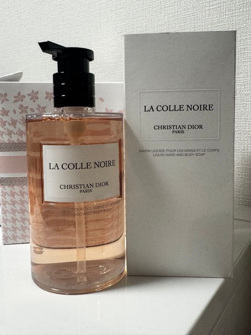 【新品未使用】Dior ハンド＆ボディ ソープ ラコルノワール 300mL 試してみた】Dior メゾン クリスチャン ディオール ラ コル ノワール