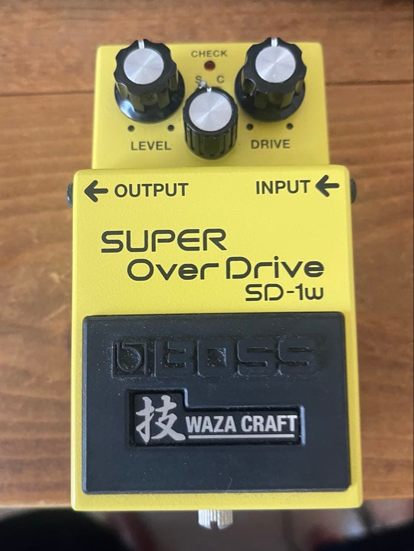 【美品】BOSS WAZA SD-1w SUPER OverDrive BOSS SD-1W 技 定番 初心者 歪み エフェクター 送料無料 | サウンドハウス