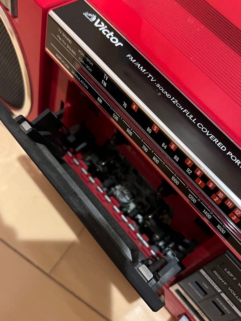 今本様専用 Victor PC-50 ラジカセ オートリバース 【昭和レトロ
