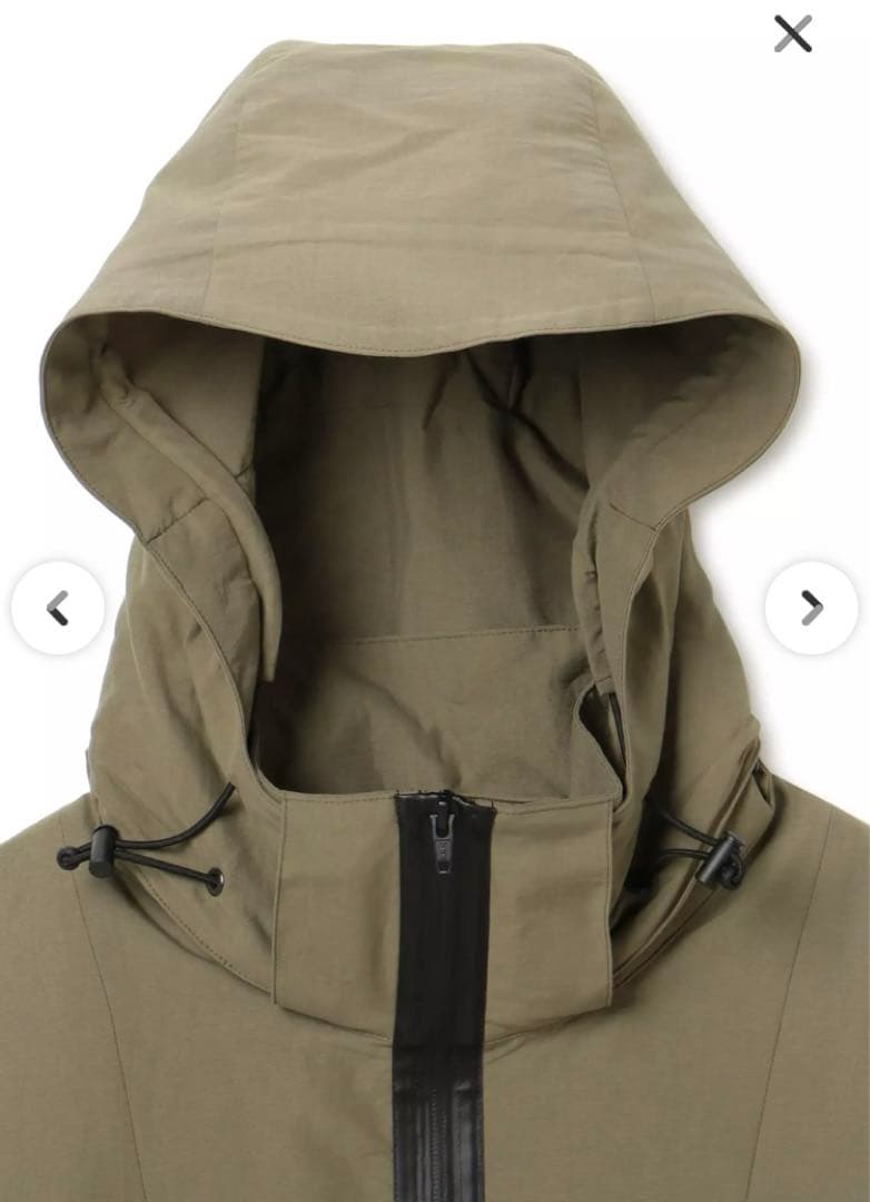 美品】upper hights/アッパーハイツ コート ナイロン キャメル01