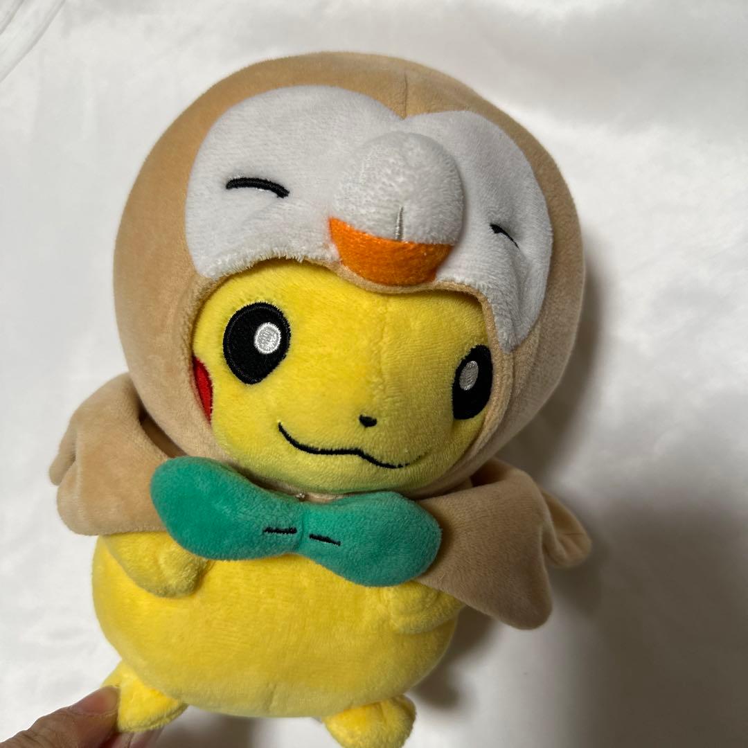 ポケモンセンター 限定 モクロー ポンチョ ピカチュウ ぬいぐるみ 2017