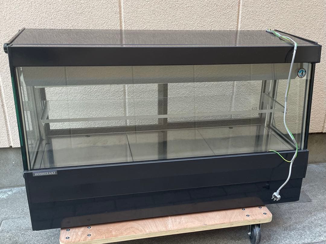 【ホシザキ 冷蔵ショーケース HKD-4B1（黒）】 ホシザキ 高湿ディスプレイケース 卓上冷蔵ショーケース HKD-4B1│厨房家