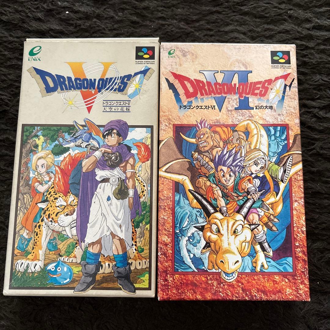 ドラゴンクエストV VI セット スーパーファミコン - メルカリ