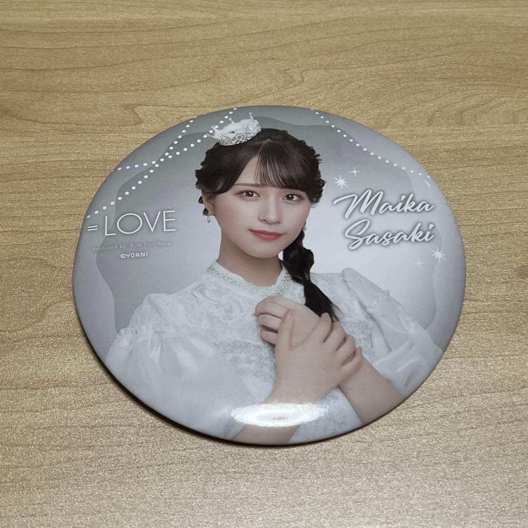 イコラブ 佐々木舞香 一番くじ ビッグ缶バッジ - メルカリ