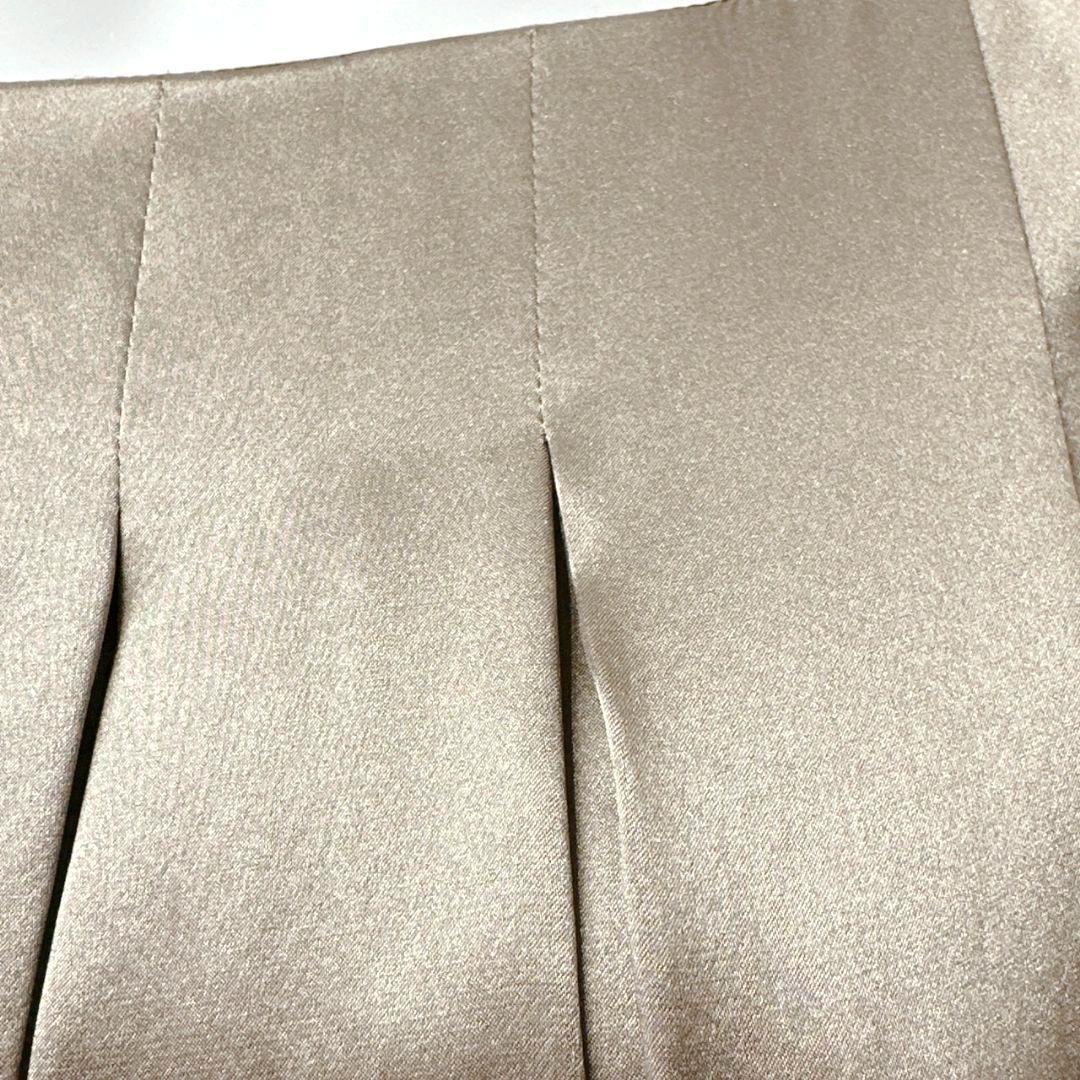 最終価格 ANAYI シルク100 グレージュ ワンピース ビジュー 新品タグ付