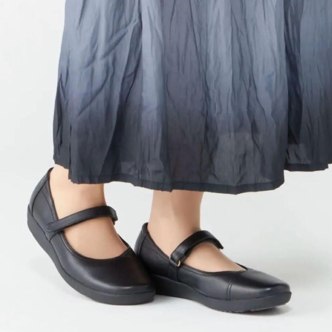 最終】極美品Pedala ペダラ メリージェーン アシックス22 黒 - メルカリ