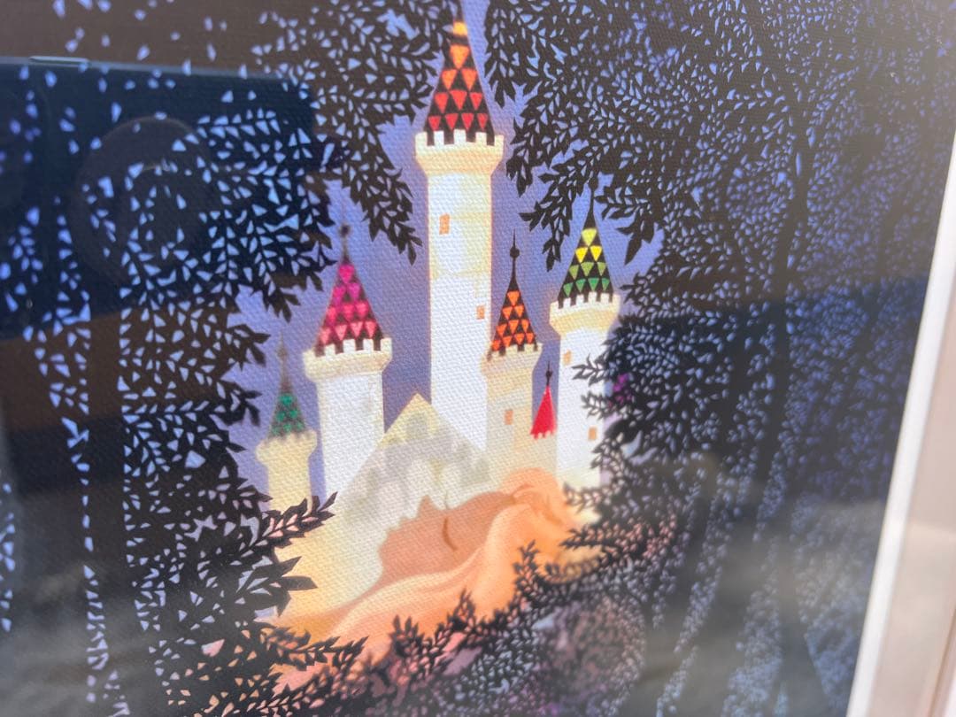 藤城清治 眠りの森のお姫さま版画 作家サイン入り - メルカリ