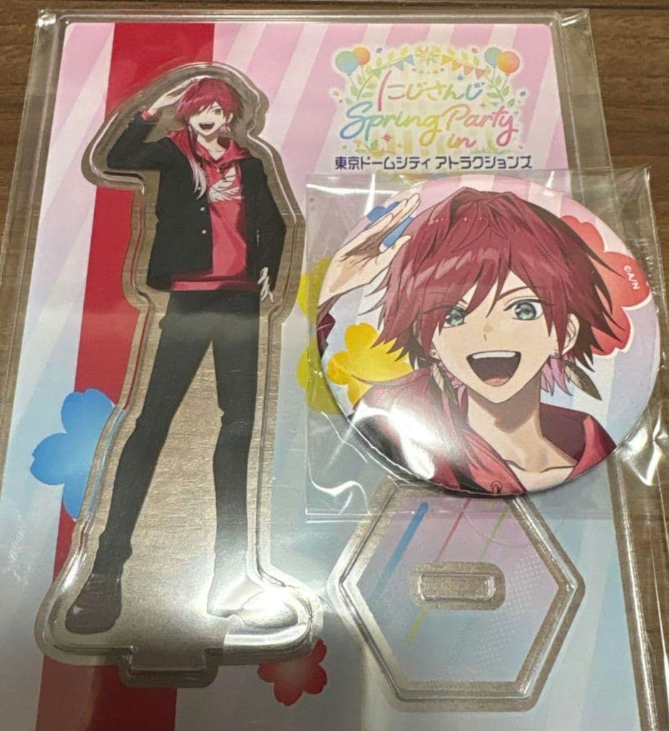 にじさんじ 東京ドームシティ アクスタ 缶バッチ ローレン イロアス