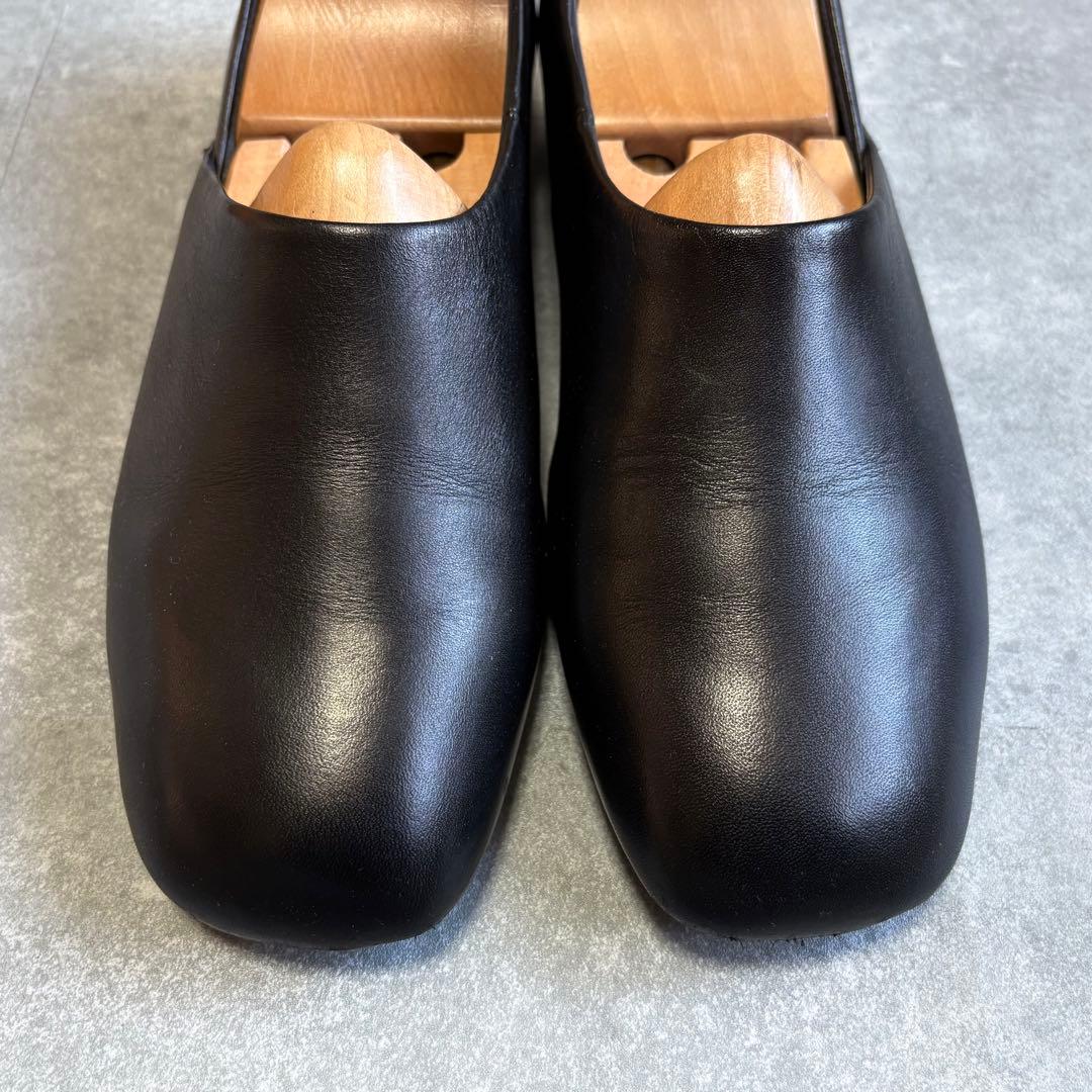 【美品】CAMPER カンペール レザー フラット パンプス 23.5cm 黒