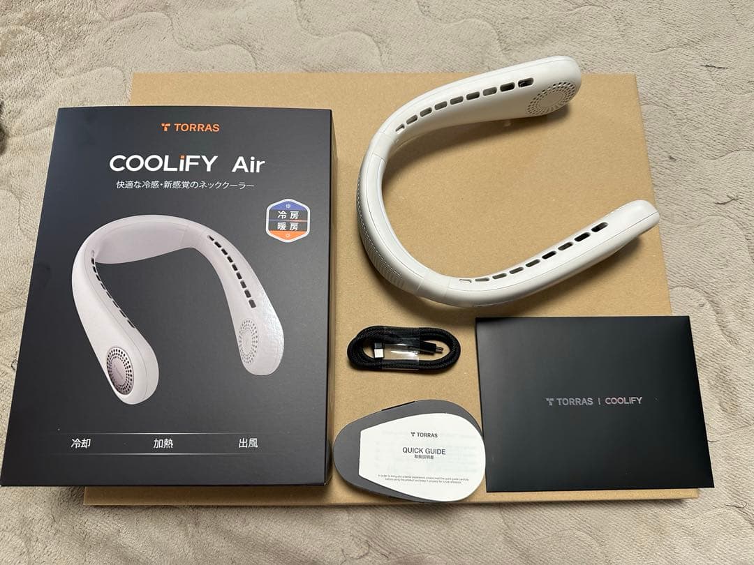 TORRAS ネッククーラー CooLiFY Air、ホワイト COOLiFY 2S Neck Air Conditioner - White | TORRAS