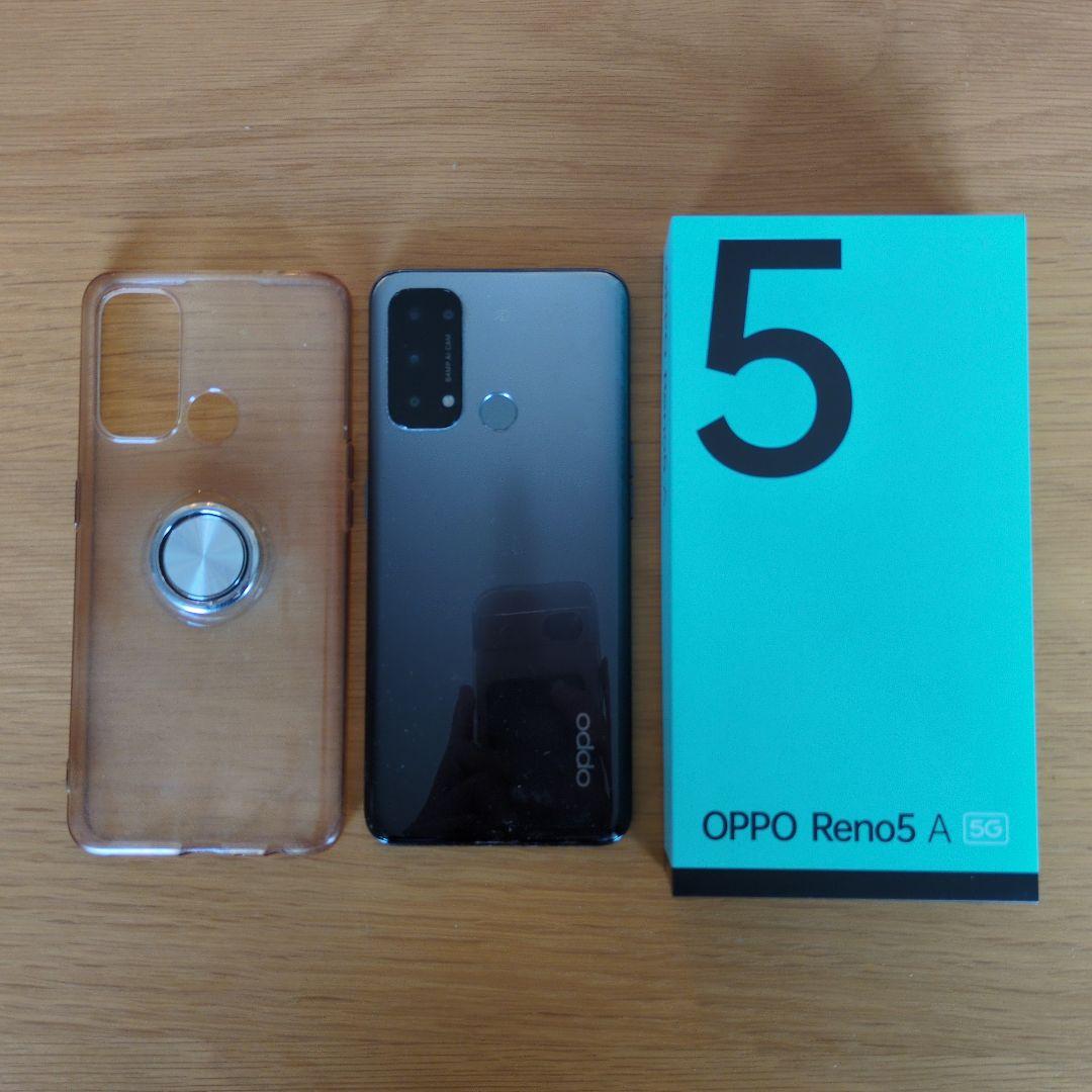 OPPO Reno5 A 5G 本体 画面保護フィルム クリアケース付き Reno OPPO Reno5 A フィルム 全面保護 2.5D 強化ガラスフィルム Reno5A