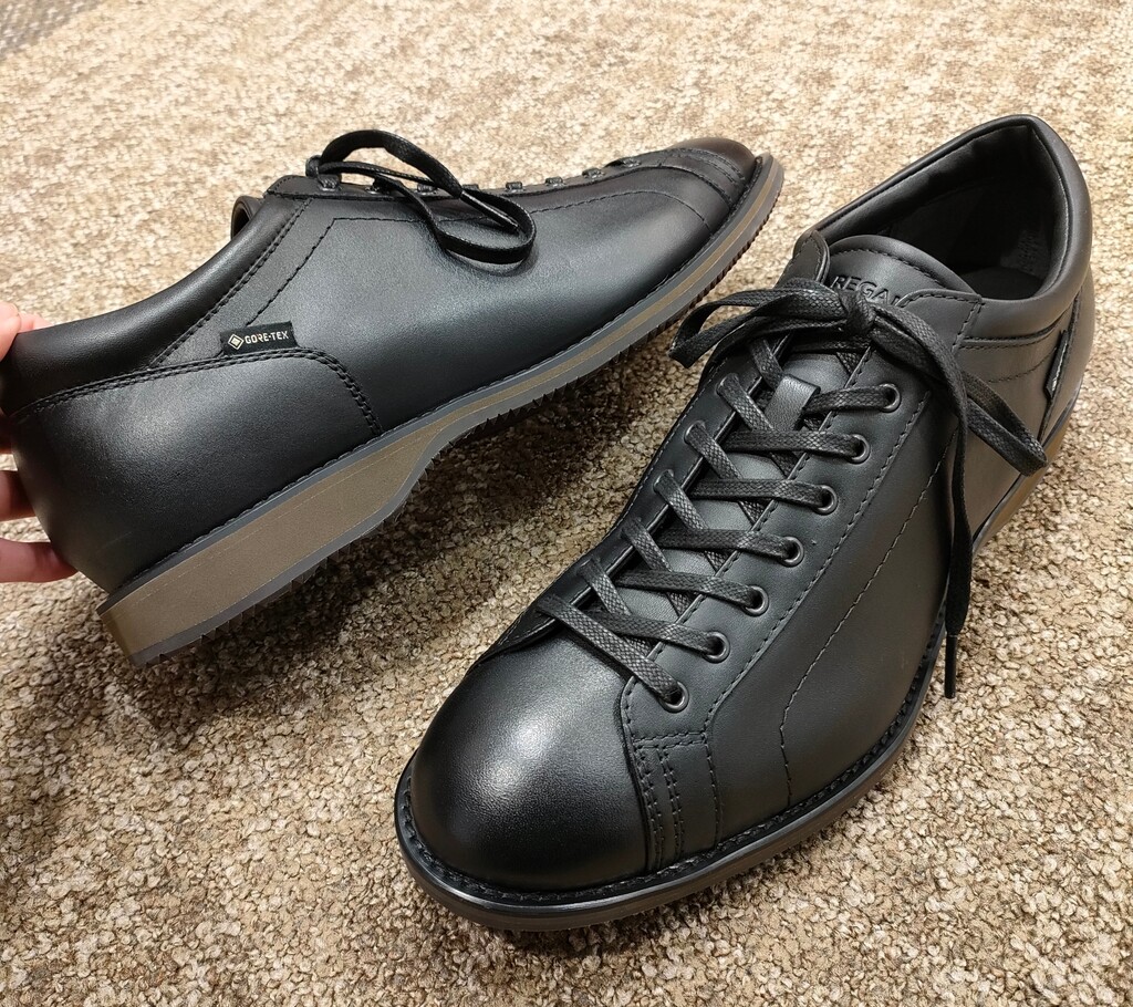 GORE-TEX】ブラックレザースニーカー | 靴のリーガルコーポレーション