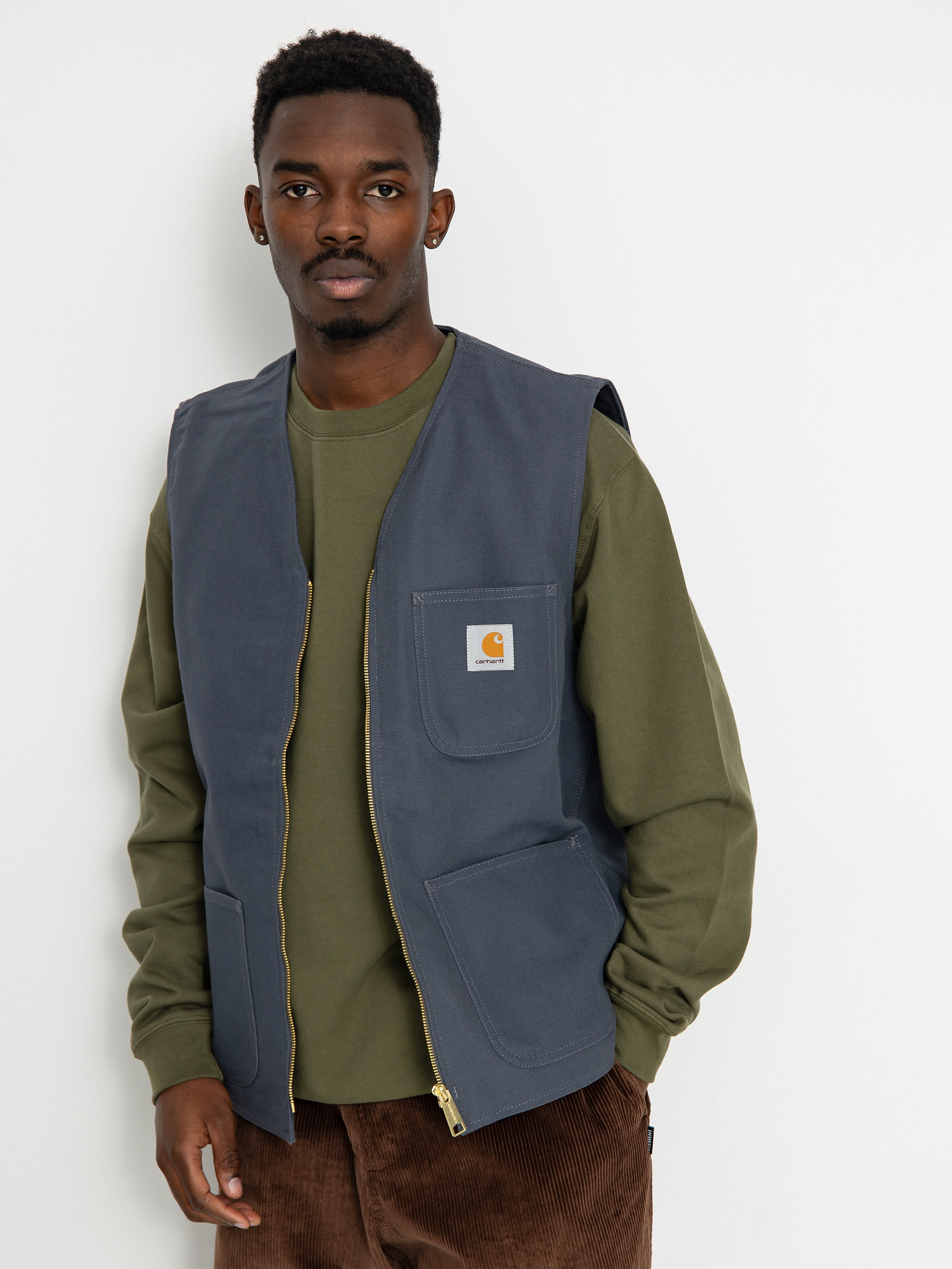 Carhartt WIP Arbor Vest - grey (zeus)