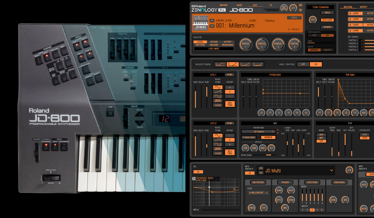 Roland - JD-800 | Software Synthesizer