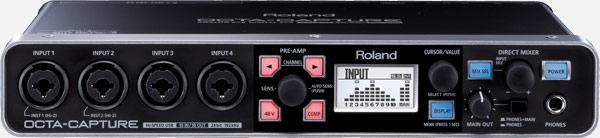 Roland - OCTA-CAPTURE | Hi-Speed USB Audio Interface