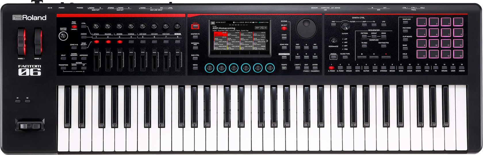 Roland - FANTOM-06 | Synthesizer Keyboard