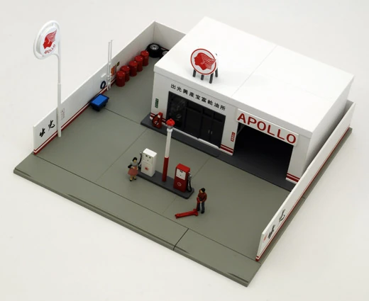 Tomicarama Vintage 02b Gasoline Stand (Idemitsu) | Tomica Wiki
