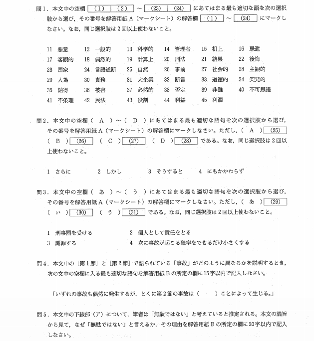 慶應の小論文の過去問・対策まとめ【2021年度入試】【最新版