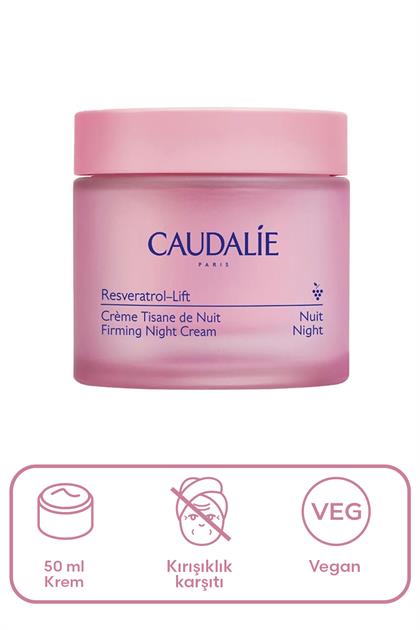 Caudalie Resveratrol Lift Sıkılaştırıcı Etkili Gece Bakım Kremi